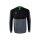 Erima Sport-Langarmshirt Six Wings Sweatshirt (Baumwollmix, funktionell) grau/schwarz Herren