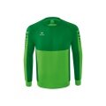 Erima Sport-Langarmshirt Six Wings Sweatshirt (Baumwollmix, funktionell) grün/smaragd Herren