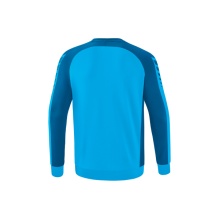 Erima Sport-Langarmshirt Six Wings Sweatshirt (Baumwollmix, funktionell) curacaoblau Jungen