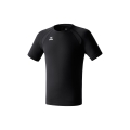 Erima Sport-Tshirt Basic Performance (100% Polyester, Mesh-Einsätze) schwarz Herren