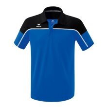 Erima Sport-Polo Change (100% rec. Polyester, schnelltrocknend Funktionsmaterial) royalblau/schwarz Herren