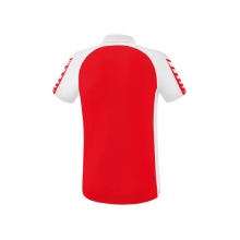 Erima Sport-Polo Six Wings (100% Polyester, schnelltrocknend, angenehmes Tragegefühl) rot/weiss Herren