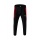 Erima Präsentationshose Team lang (100% Polyester, leicht, moderner schmaler Schnitt) schwarz/rot Jungen