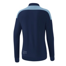 Erima Präsentationsjacke Change (100% rec. Polyester, elastisches Funktionsmaterial) navyblau/denimblau Damen