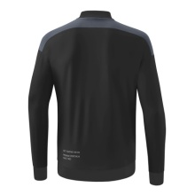 Erima Präsentationsjacke Change (100% rec. Polyester, elastisches Funktionsmaterial) schwarz/grau Jungen
