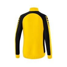 Erima Präsentationsjacke Six Wings (100% Polyester, Stehkragen, taillierter Schnitt) gelb/schwarz Damen