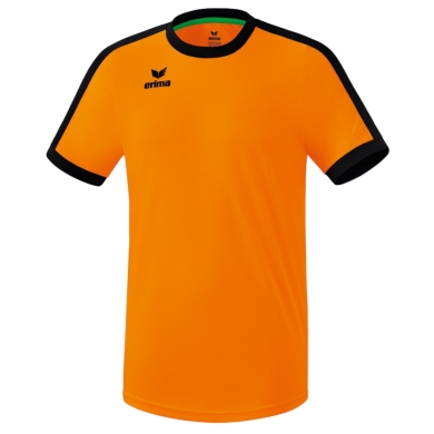 Erima Sport-Tshirt Trikot Retro Star (100% Polyester) orange/schwarz Kinder