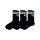 Erima Sportsocken 3 Wings (Baumwolle) schwarz/weiss - 3 Paar