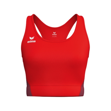 Erima Sport-Bra T&F Wings (Racerback, feuchtigkeitsabsorbierend) rot Damen
