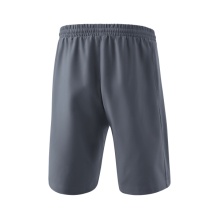 Erima Sport-Hose Change Shorts (mit Innenhose, Stretch-Einsätze) kurz grau Herren