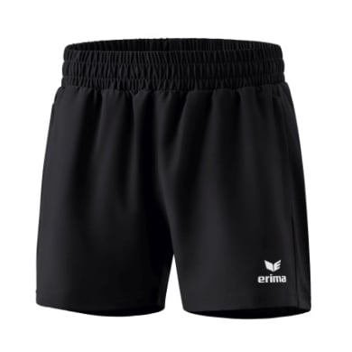 Erima Sport-Hose Change Shorts (mit Innenhose, Stretch-Einsätze) kurz schwarz Damen