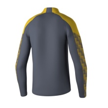 Erima Sport-Langarmshirt Evo Star Trainingstop (100% rec. Polyester) grau/gelb Herren