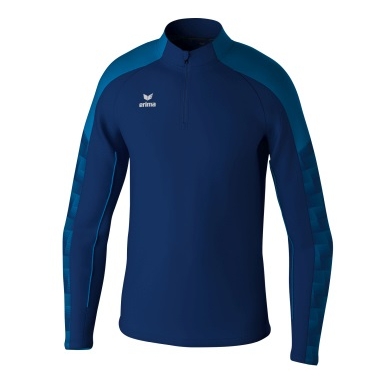 Erima Sport-Langarmshirt Evo Star Trainingstop (100% rec. Polyester) navyblau/blau Herren