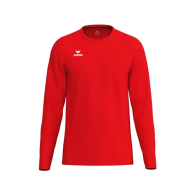 Erima Sport-Langarmshirt Intro Function (leicht, weich, feuchtigkeitsableitend) rot Herren