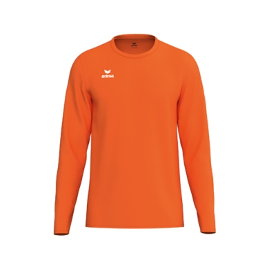 Erima Sport-Langarmshirt Intro Function (leicht, weich, feuchtigkeitsableitend) orange Herren