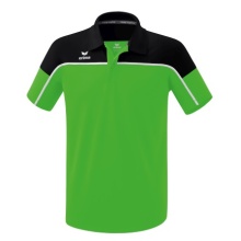 Erima Sport-Polo Change (100% rec. Polyester, schnelltrocknend Funktionsmaterial) grün/schwarz Herren