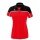Erima Sport-Polo Change (100% rec. Polyester, schnelltrocknend Funktionsmaterial) rot/schwarz Damen