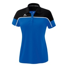Erima Sport-Polo Change (100% rec. Polyester, schnelltrocknend Funktionsmaterial) royalblau/schwarz Damen