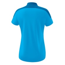 Erima Sport-Polo Change (100% rec. Polyester, schnelltrocknend Funktionsmaterial) curacaoblau Damen