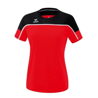 Erima Sport-Shirt Change (100% rec. Polyester, leicht, schnelltrocknend) rot/schwarz Damen