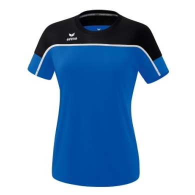 Erima Sport-Shirt Change (100% rec. Polyester, leicht, schnelltrocknend) royalblau/schwarz Damen