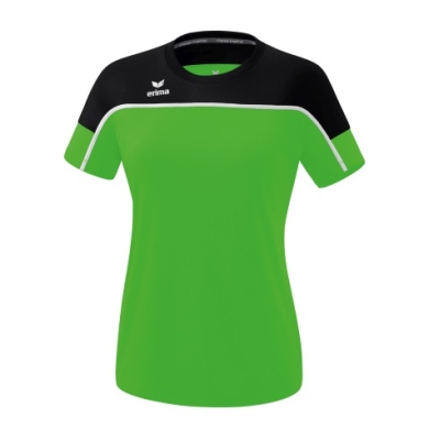 Erima Sport-Shirt Change (100% rec. Polyester, leicht, schnelltrocknend) grün/schwarz Damen