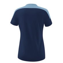 Erima Sport-Shirt Change (100% rec. Polyester, leicht, schnelltrocknend) navyblau/denimblau Damen