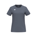 Erima Sport-Shirt Intro Function (100% rec. Polyester, leicht, schnelltrocknend) dunkelgrau Damen