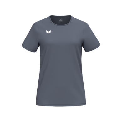 Erima Sport-Shirt Intro Function (100% rec. Polyester, leicht, schnelltrocknend) dunkelgrau Damen