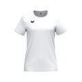 Erima Sport-Shirt Intro Function (100% rec. Polyester, leicht, schnelltrocknend) weiss Damen