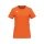 Erima Sport-Shirt Intro Function (100% rec. Polyester, leicht, schnelltrocknend) orange Damen