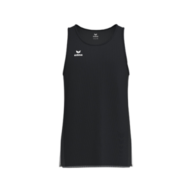 Erima Sport-Tank Top T&F Wings Singlet (leicht, schnelltrocknend) schwarz/weiss Herren