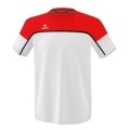 Erima Sport-Tshirt Change (100% rec. Polyester, leicht, schnelltrocknend) weiss/rot Herren