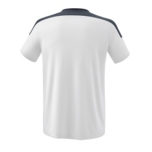 Erima Sport-Tshirt Change (100% rec. Polyester, leicht, schnelltrocknend) weiss/grau Jungen