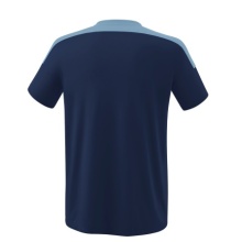 Erima Sport-Tshirt Change (100% rec. Polyester, leicht, schnelltrocknend) navyblau/denimblau Jungen