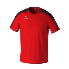 Erima Sport-Tshirt Evo Star (100% rec. Polyester, leicht) rot/schwarz Herren