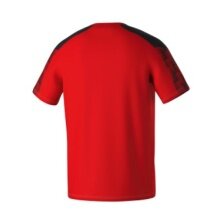 Erima Sport-Tshirt Evo Star (100% rec. Polyester, leicht) rot/schwarz Herren