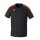 Erima Sport-Tshirt Evo Star (100% rec. Polyester, leicht) schwarz/orange Herren
