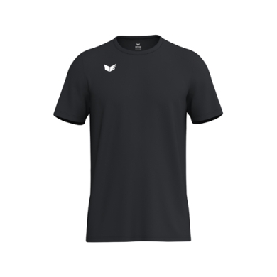 Erima Sport-Tshirt Intro Function (100% rec. Polyester, leicht, schnelltrocknend) schwarz Herren
