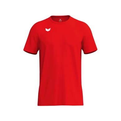 Erima Sport-Tshirt Intro Function (100% rec. Polyester, leicht, schnelltrocknend) rot Herren