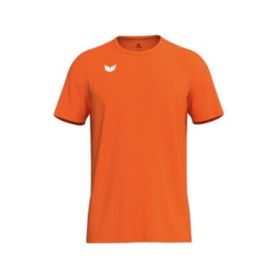 Erima Sport-Tshirt Intro Function (100% rec. Polyester, leicht, schnelltrocknend) orange Herren