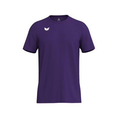 Erima Sport-Tshirt Intro Function (100% rec. Polyester, leicht, schnelltrocknend) violett Herren