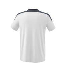 Erima Sport-Tshirt Change (100% rec. Polyester, leicht, schnelltrocknend) weiss/grau Herren