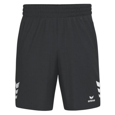 Erima Sporthose Celebrate 125 Short (100% Polyester, elastischer Bund mit Kordelzug) kurz schwarz Herren