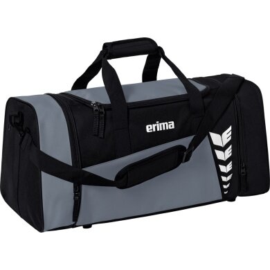 Erima Sporttasche Six Wings (Größe M - 49,5 Liter) grau/schwarz 61x29x28cm