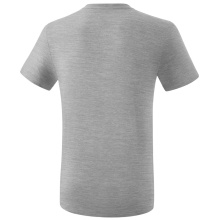 Erima Sport-Tshirt Teamsport (100% Baumwolle, atmungsaktiv) grau Herren