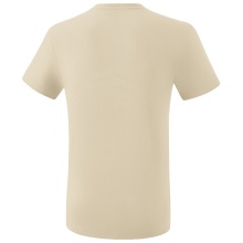 Erima Sport-Tshirt Teamsport (100% Baumwolle, atmungsaktiv) beige Herren