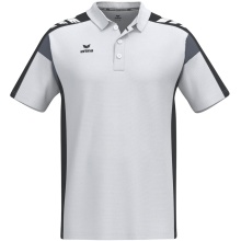 Erima Tennis-Polo Celebrate 125 Function (100% rec. Polyester, schnelltrocknend) weiss/schwarz Herren