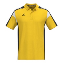 Erima Tennis-Polo Celebrate 125 Function (100% rec. Polyester, schnelltrocknend) gelb/schwarz Herren