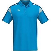 Erima Tennis-Polo Celebrate 125 Function (100% rec. Polyester, schnelltrocknend) curacaoblau Herren